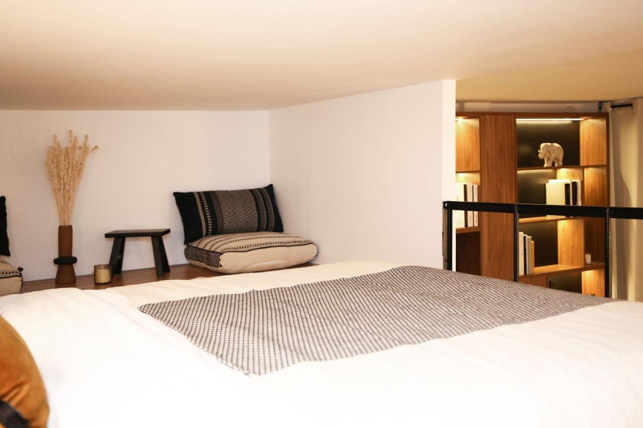 Bel Appartement Studio Moderne Mezzanine - 4P Paris Bagian luar foto